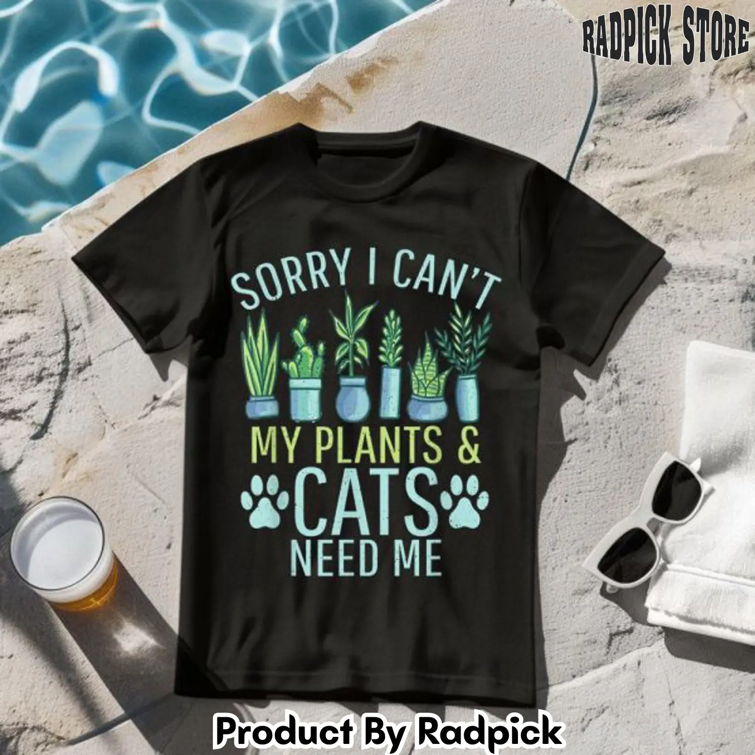 My plants cats need me tshirt rp2646550